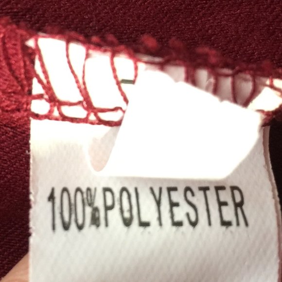 Burgundy Slim Leg Pants Petite - Picture 11 of 13